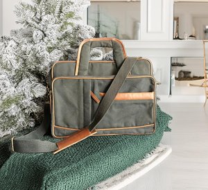 Pugmark, elegante bandolera de lona encerada vegana para hombre, diseño Vintage de moda con repelente al agua para uso en oficina de viaje - Product Image 2