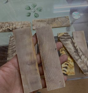 Escala de cuerno Color natural Raw Real Touch Custom Ram Sheep Horn Knife Scales Placas con el mejor precio de la fábrica del proveedor de la India - Product Image 6