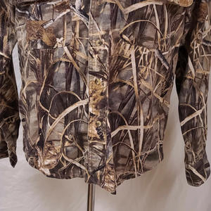 Camisa de manga larga de camuflaje de caza para hombre ligera con logotipo personalizado, camisa táctica transpirable de secado rápido para pesca - Product Image 5