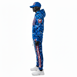 Nouveau survêtement décontracté à capuche personnalisé, design personnalisé, coupe régulière pour homme, haute qualité, entraînement, broderie, respirant, 100% coton - Product Image 2