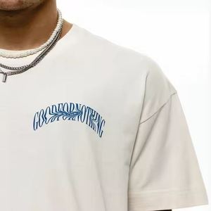 เสื้อยืดแฟชั่นสะพายไหล่ของผู้ชายผ้าฝ้าย100% ขนาดใหญ่300gsm 280gsm กำหนดได้อย่างรวดเร็ว - Product Image 2