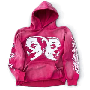 Pull à capuche surdimensionné en molleton d'hiver 100% coton de haute qualité unisexe Style délavé au soleil Tendance Logo personnalisé Impression DTG - Product Image 3