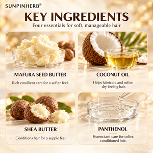 Sunpinherb มานูก้าน้ำผึ้งมาฟูระครีมให้ความชุ่มชื้นสำหรับผมหยิก384มล. - Product Image 5