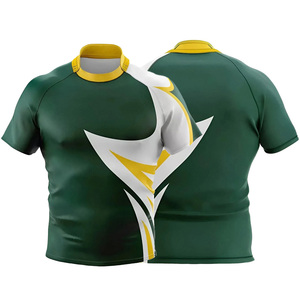 Vente en gros de maillots de <span class=keywords><strong>rugby</strong></span> personnalisés pour hommes, manches courtes, chemises anciennes classiques, <span class=keywords><strong>style</strong></span> uniforme avec technique de sublimation, ensemble à bas prix - Product Image 1