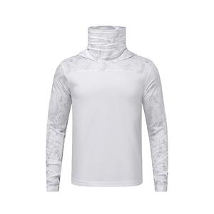 เสื้อยืดบางพิเศษฤดูร้อนป้องกันแสงแดดน้ำหนักเบาผ้าตาข่ายปะลายพรางผ้าไอซ์ซิลค์พื้นผิวยืดหยุ่น - Product Image 2