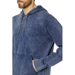 Sweat à capuche pour hommes brodé de logo personnalisé de haute qualité Full Face Zip Dtg pour sweat-shirt thermique imprimé bouffant 100% coton - Product Image 6