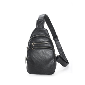 Bolso Bandolera Mini de Cuero Genuino de Alta Calidad, Ecológico, Capacidad de 30-40L, Personalizable, Cierre de Cremallera con Cadena, Elegante - Product Image 4