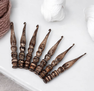 Crochets à crochet en bois de qualité supérieure, fabriqués à la main, écologiques et portables, lisses et polis pour un tricot facile et le tricot à la main - Product Image 6