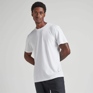 T-shirts pour hommes de haute qualité, en coton 100%, coupe classique, respirants, solides, personnalisables avec impression et broderie - Product Image 1