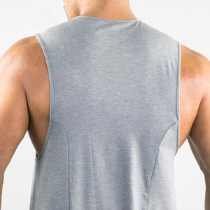 Nueva camiseta sin mangas de mezcla de algodón transpirable ligera para hombre, camiseta sin mangas con camiseta sin mangas transpirable para gimnasio y Deportes - Product Image 3