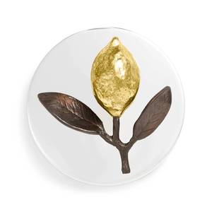 Support de Bougie Chauffe-Plat en Verre Doré de Luxe en Bois de Citron, 13,5 oz, avec Couvercle Décoratif, Écologique, Fait Main, Décoration de Noël pour la Maison, Cadeau - Product Image 3