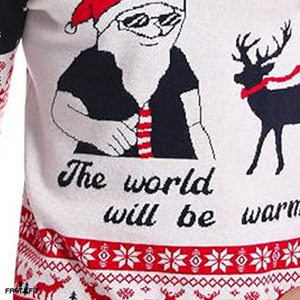 Custom Logo Solid Digital Printing Polyester/Cotton Fleece Eco-Friendly Breathable Christmas Sweatshirts Comfortable Winter - Product Image 6