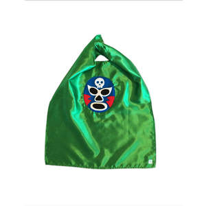 Cape et chemise Luchador Azul pour enfants, jouet de beauté et de mode - Product Image 2