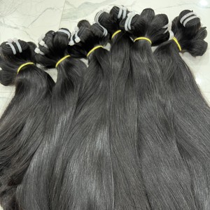 ผมดิบแท้ขนาด30นิ้วจากเวียดนามผมมนุษย์แบบไม่ผ่านกระบวนการ100% แบบสองชั้น - Product Image 4