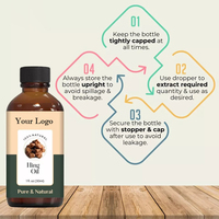 Emballage personnalisable, Huile essentielle de résine de Ferula Asafoetida pure, distillée à la vapeur, OEM/ODM, Vente en gros, Huile de Hing, Meilleur prix, Corps