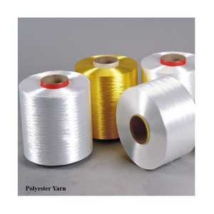 Hilo de Poliéster 100% Teñido DTY de Primera Calidad, Ecológico, Antibacteriano, Blanco, para la Industria Textil, Precios de Fabricante en India - Product Image 2