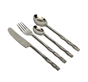 Ensemble de Couverts de Mariage Luxe Léger en Acier Inoxydable – Fourchettes, Couteaux, Cuillères – Service de Table Doré en Acier Inoxydable - Product Image 4