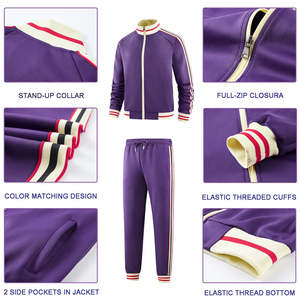 ชุดวอร์มผ้าคอตตอนมีฮู้ดสำหรับผู้ชาย, ชุดวอร์มผ้าคอตตอนมีเชือกผูกให้ความอบอุ่นเป็นมิตรต่อสิ่งแวดล้อมสำหรับใส่วิ่งจ๊อกกิ้งไซส์ใหญ่พิเศษพิมพ์ลายพื้น - Product Image 5