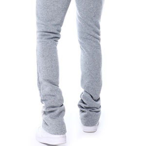Haute qualité poids lourd surdimensionné français pantalon à jambes larges en gros strass Joggers Flare pantalons de survêtement toile hommes pantalons plats - Product Image 3