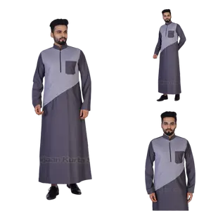 High Quality saudi moroccan thobe manufacturers choose spun polyester 100% polyester and cotton thobe Suppliers and wholesalers