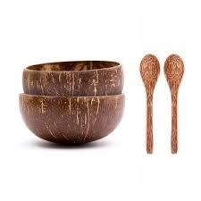 ชามมะพร้าวขัดเงาชามไม้ธรรมชาติสำหรับมื้ออาหารเพื่อสุขภาพ - Product Image 6