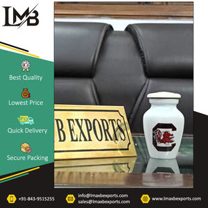 Urnas de cremación de recuerdo de aluminio/latón de estilo europeo de calidad superlativa Suministros funerarios de bajo precio para pedidos a granel - Product Image 3