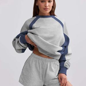 Conjunto corto OEM de alta calidad con logotipo personalizado al por mayor para mujeres y hombres, cintura elástica, cintura media, estilo informal, respetuoso con el medio ambiente, hasta la rodilla - Product Image 1