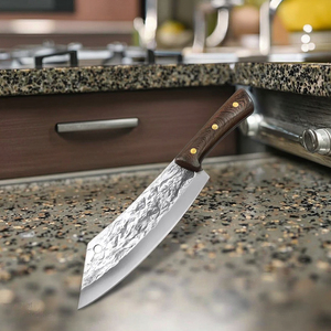 Cuchillo de cocina tradicional ambidiestro de acero de Damasco japonés de alta calidad personalizado ODM/OEM - Product Image 6