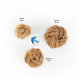 Jouets pour animaux de compagnie en fibre de coco, boule de coco, activité interactive automatique en intérieur, entraînement, conception à mâcher - Product Image 3