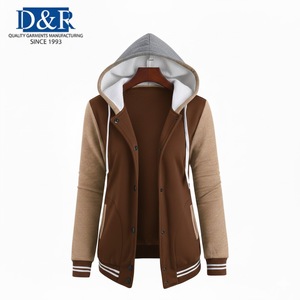 Chaqueta Bomber de Mujer Personalizada con Precio Directo de Fábrica, de Spandex/Algodón, con Cuello Alto, Tejido Resistente y Cálido para Otoño/Invierno - Product Image 2
