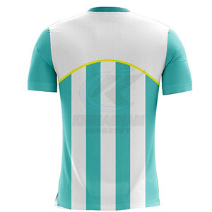 เสื้อฟุตบอลพรีเมียมสั่งทำพิเศษ โลโก้ตามต้องการ ผลิตจากโพลีเอสเตอร์ 100% ระบายอากาศได้ดี แห้งเร็ว แขนสั้น สำหรับผู้ชาย - Product Image 2