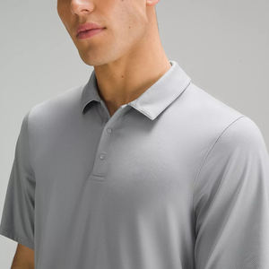 Polo de sport décontracté en jersey de golf de haute qualité, respirant et anti-transpiration, avec logo de marque brodé OEM - Product Image 3