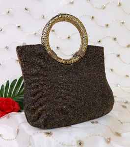 Bolso con cuentas vLemon, bolso con cuentas de limón, bolso de mano con cuentas de limón, bolso de vacaciones de verano de limón amarillo, bolso de mano con cuentas blancas únicas de limón - Product Image 4