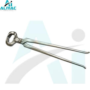 Herramientas de herrador ALMAC, pinzas de pezuña semiredondas, herramientas de herrador semiredondas de 12 ", pinzas de pezuña de caballo, instrumentos veterinarios semiredondos - Product Image 5