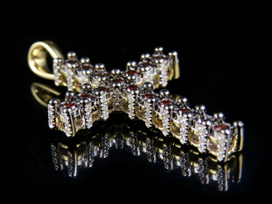 À la mode chrétien jésus VVS coupe ronde Moissanite diamant collier S925 argent Hip Hop bijoux cadeau pour les femmes - Product Image 5