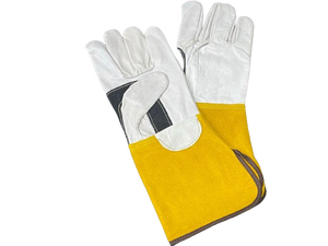Guantes de Seguridad para Electricistas Mig Tig, Palma de Cuero y Puño de Cuero de Vaca, Guantes de Trabajo para Hombre y Mujer, Fabricante Indio - Product Image 5
