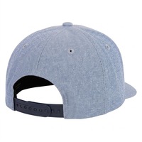 Casquette de baseball ajustable à visière plate personnalisée, bleu délavé, style streetwear hip-hop, casquette de golf en maille, casquette en polyester imperméable pour enfant