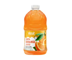 2L VINUT 100% puro refresco jugo de fruta sabor Naranja listo para enviar, muestra gratis hecha en la fábrica de Vietnam (OEM, ODM)