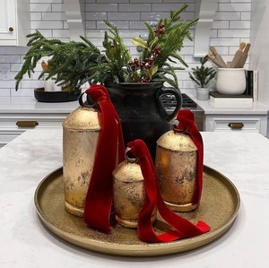 Handcrafted rustic antique premium metal <b>cow</b> <b>bells</b> with durable build, extra-loud sound, and traditional farmhouse decor appeal - Product Image 6