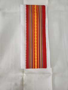 Custom Made 100% Cotton Handwoven Angvastaram Scarf Elegant & Breathable Traditional <b>Shawl</b> with Timeless Style for Resale - Product Image 4