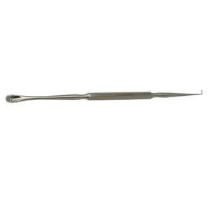 Outil de nettoyage des oreilles en acier inoxydable avec crochet et cuillère double extrémité pour enfants et adultes - Product Image 6