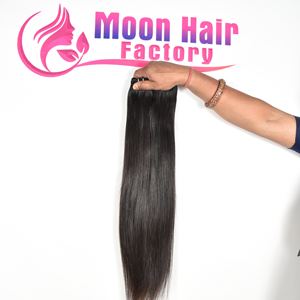 Cabello humano natural de la India del Sur, liso y sedoso, directamente de fábrica, para pedidos en línea. - Product Image 5