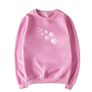 Sweats à capuche tricotés imprimés par sublimation 3D 100% coton Streetwear col rond pour femme Sweatshirts décontractés respirants de qualité supérieure - Product Image 4