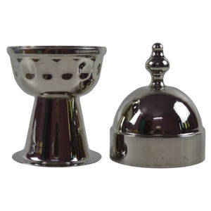 โถเก็บของคุณภาพดี ชุบเงิน ดีไซน์ทองเหลือง สำหรับใส่คุกกี้ อาหารแห้ง เหมาะสำหรับโรงแรม ร้านอาหาร และใช้ในบ้าน - Product Image 6