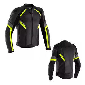 Chaqueta de cuero para motociclistas, chaqueta de motorista de cuero para hombre, chaquetas de cuero para hombre, chaquetas de cuero para montar con etiqueta privada - Product Image 6