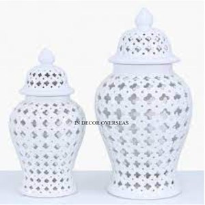 Último patrón llegada más exigente aspecto atractivo diseñador de lujo resistente Metal jengibre tarro accesorios de cocina suministro - Product Image 2