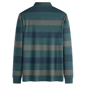 Polo à manches longues pour homme, col classique, décontracté, pour le golf, confortable, vêtement de tous les jours, personnalisation de la marque, couleurs et tailles - Product Image 2