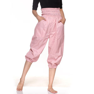 Pantalon d'échauffement de sport en nylon à taille moyenne pour femmes avec devant plat pour la course en club - Product Image 1