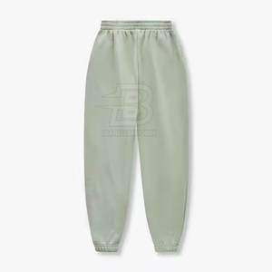 Pantalons de survêtement décontractés de haute qualité pour hommes, dernière conception, motif droit, taille moyenne OEM, vente en gros de tissu en coton du Pakistan - Product Image 2