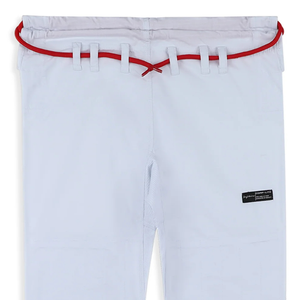 Kimono de Jiu-Jitsu brésilien blanc, uniforme de compétition léger, coutures renforcées, tissu en tissage perlé - Product Image 6